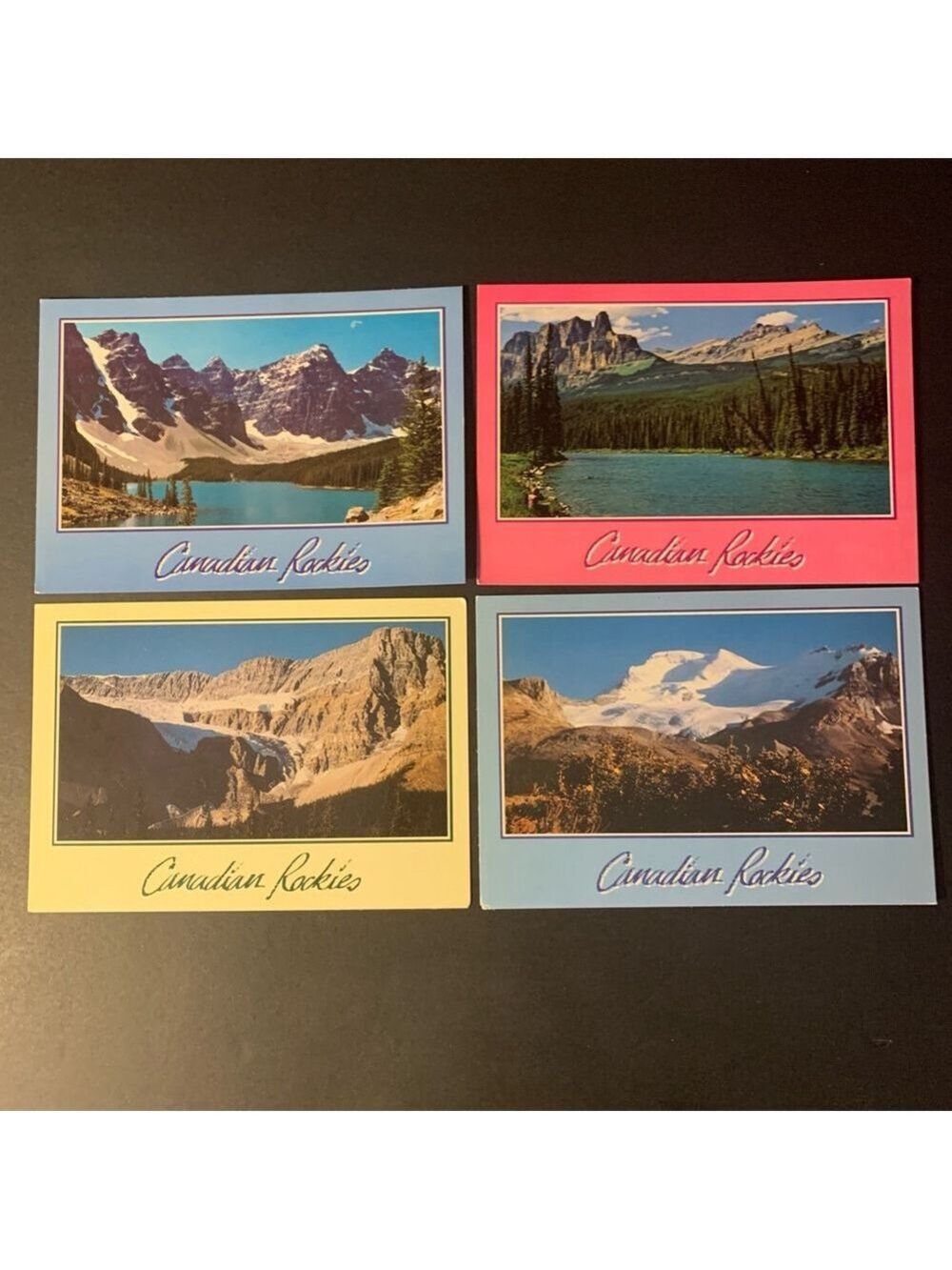 Vintage Majestic Postcards - Canadian Rockies - Multi-color